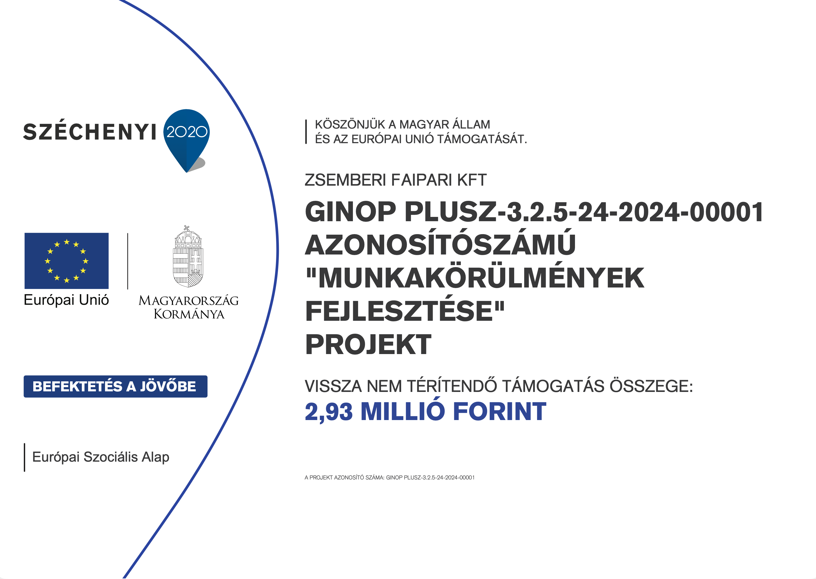 GINOP PLUSZ-3.2.5-24-2024-00001 projekt
